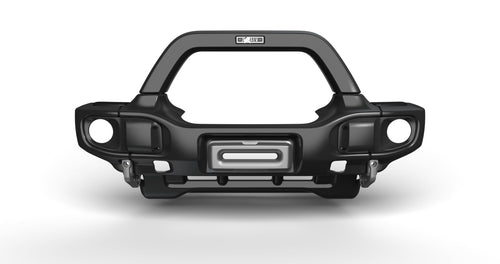 RX Front Bumper AEV for JK Wrangler 2007-2018 - High Clearance, Hot Stamped Boron Steel with Superior Winch Access and Visibility