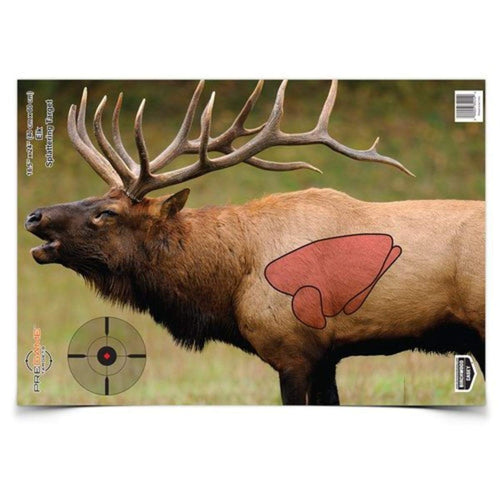 Birchwood Casey Elk PREGAME Target (Pack of 3), 16.5 x 24-Inch, Black