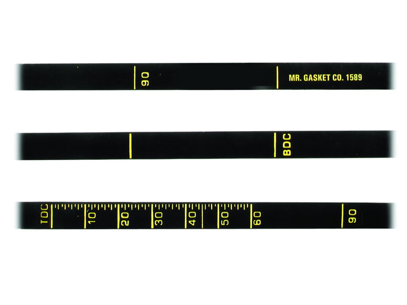 Timing Tape Mr. Gasket 1589 Chevy 7"