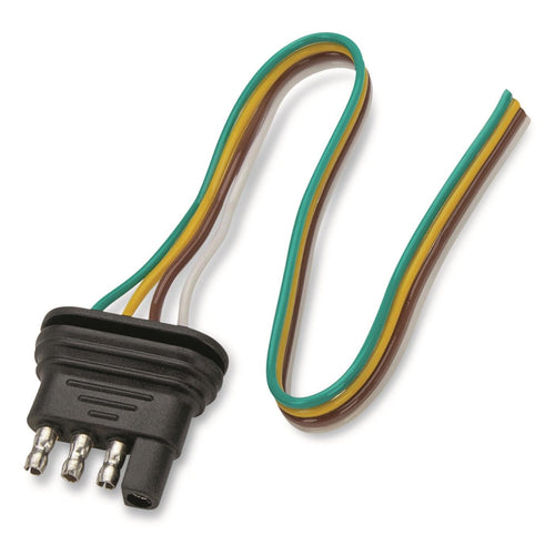 4-Way Flat TOWSMART 12 in. Trailer Wiring Connector