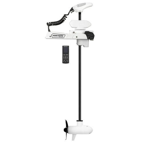 Minn Kota Riptide QUEST Instinct Brushless Bow-Mount Electric Trolling Motor – 90/115 Lb. Thrust, 60 In. Shaft, Saltwater, White