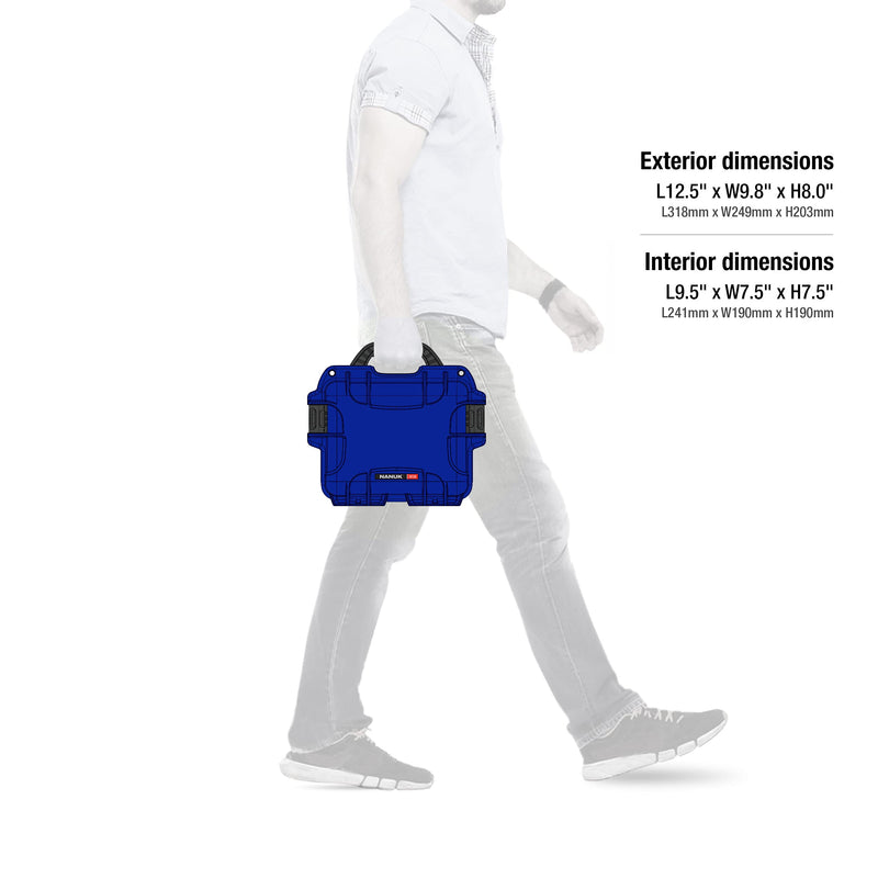 Blue Nanuk 908 Waterproof Hard Case Empty