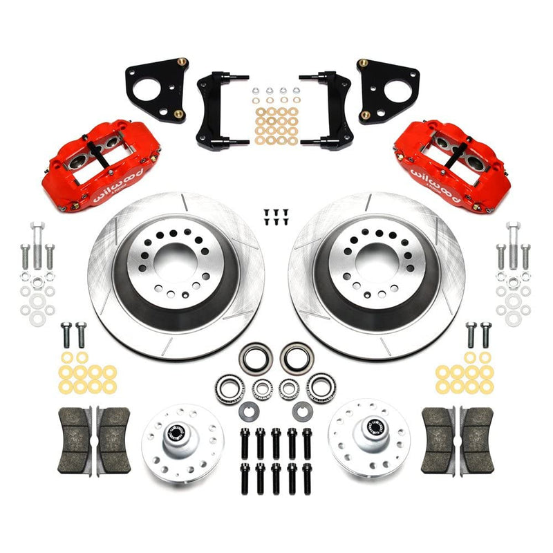 1PC Rtr Kit, FNSL6R Front Hub,12.88"-Red