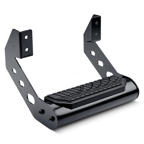 Steelcraft Universal Side Drop Step 4 in. Wide Round Tube Black Powdercoat 200010 Side Drop Step