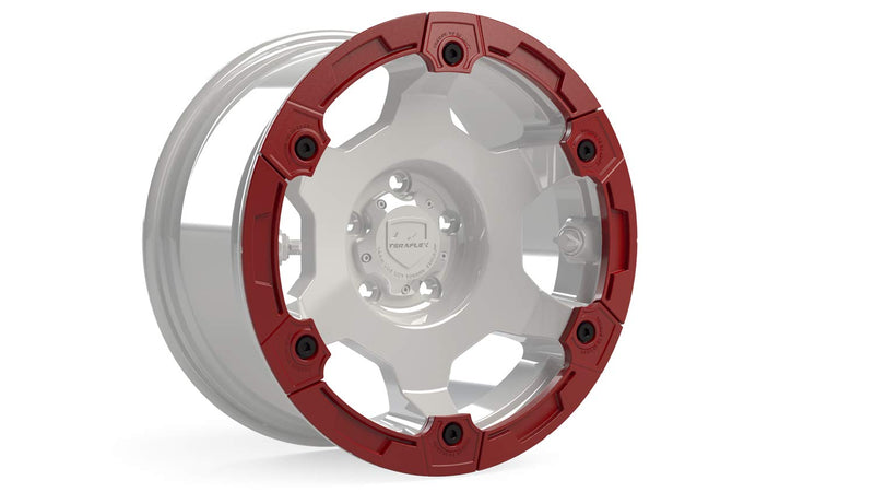 Nomad TeraFlex Split Rash Rings Red with Hardware