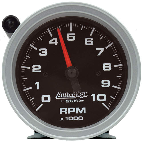 AUTO Meter 233908 3-3/4" Tachometer Auto Gage 0-10,000 RPM w/Black Dial & Shift-Light