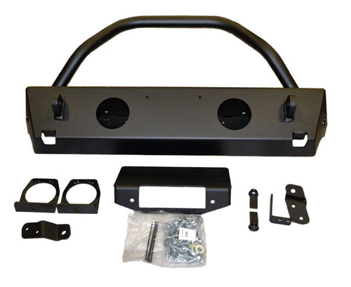 Rock Crawler WARN Stubby Bumper with Grille Guard Tube