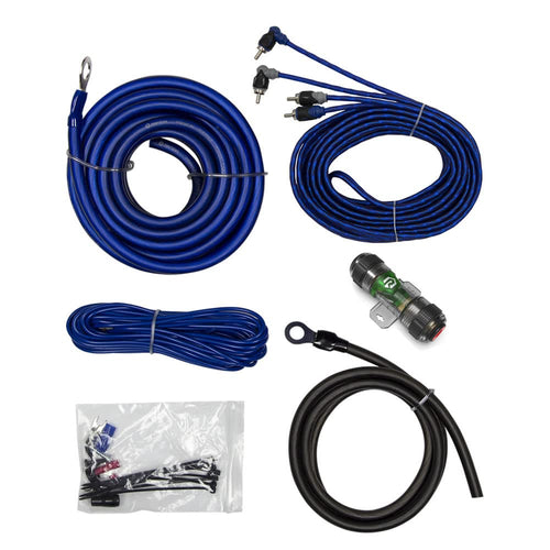 MID Series RAPTOR by METRA Electronics 360W 8 AWG AMP KIT with RCA Cable - R4A8