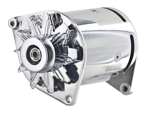 PowerGEN Alternator Powermaster 282158 (Ford Polish 90A 12V T-Bird 1958-'63 w/Step Pulley for 3/8" Belt), 1 Pack