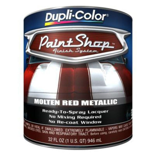 Paint Shop Finish System Dupli-Color BSP212 Base Coat – Molten Red Metallic - 32 oz. Automotive Paint