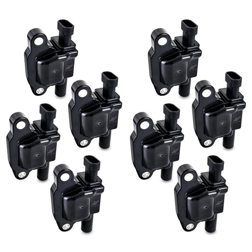 Mishimoto Coil Ignition, Compatible with Gen V LS2/LS3/LS4/LS7/LS9 Engines 2007+, Set of 8