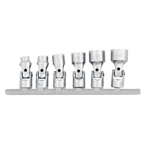 W36980 Performance Tool 1/4-Inch Drive SAE 6 Piece Flex Socket Set