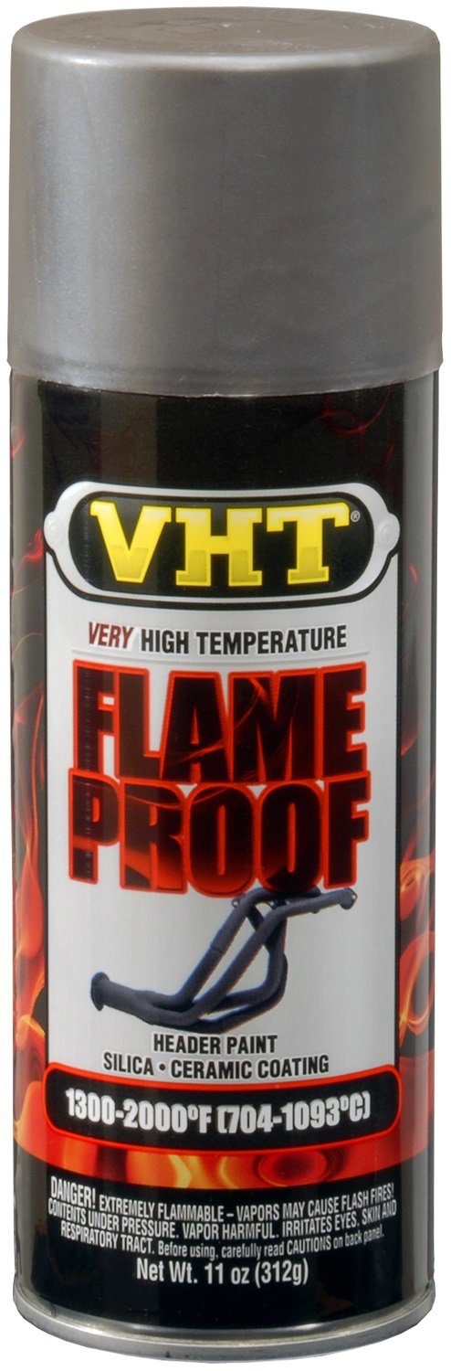 VHT SP998 Very High Heat Spray Paint Flameproof Coating – Cast Iron Flat Finish – 11 oz Aerosol Can