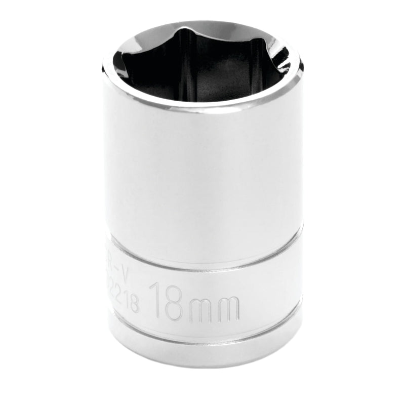 W32218 Performance Tool 1/2 Drive 18mm 6Point Socket, 1 Pack