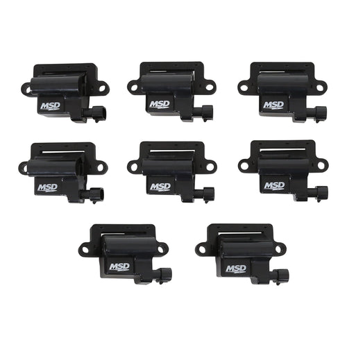 Blaster LS Series MSD 826483 Ignition Coil, Black, 8-Pack