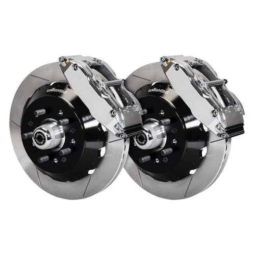 Polished FNSL6R Front Hub Kit,14.00"