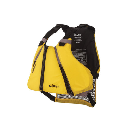 MoveVent ONYX Curve Paddle Sports Life Vest, Yellow, Medium/Large