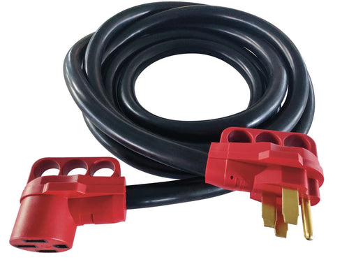 Mighty Cord Valterra A10-5025EH RV 50-Amp Extension Cord, 25 ft., Red