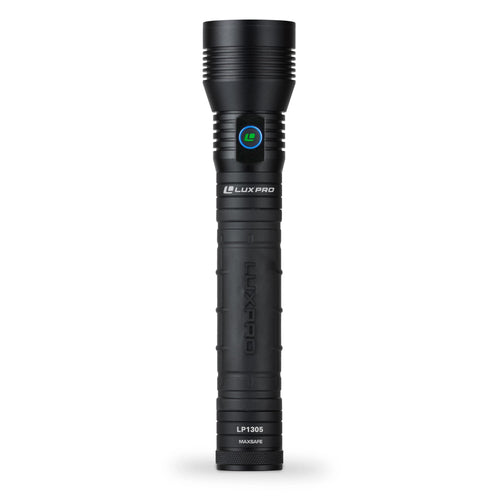 High-Output LUXPRO LP1305 Long-Range Handheld Flashlight - 2000 Lumens - Battery-Powered LED Flashlight for Power Outages, Camping & More - Batteries Included
