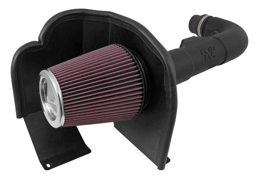 Cold Air Intake System K&N: High-Flow Air Filter, Increase Performance & Towing: Compatible with 2014-2018 Chevrolet/GMC: Silverado 1500, Sierra 1500, 63-3085
