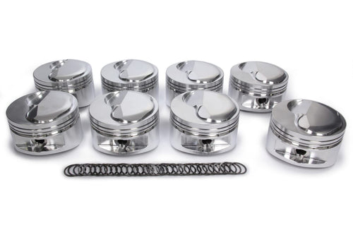 JE Pistons 541 Inverted Dome JE Piston, Forged Aluminum, 4.500 in Bore, 0.017 x 1/16 x 3/16 in Ring Grooves, Plus 25.30 cc, Wrist Pin Included