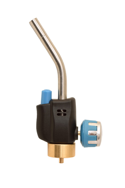 Flame King Trigger Start YSNAX1-088 Lighter Propane Gas Blow Torch Head for Cooking, Welding, Searing, Black, Gray, Light Blue