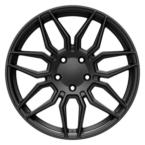 CV03D-19085-5120-51B1 OE Wheels: 19" Replica Wheel Cv03D Fits Chevrolet C8 Corvette 19X8.5 Satin Black Wheel