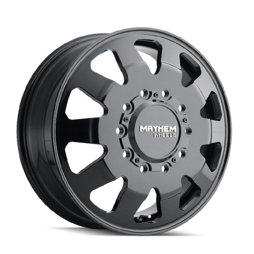 CHALLENGER MAYHEM 8181 FORGED MATTE BLACK 22X8.25 10-225 169MM 170.1MM (1) Wheel