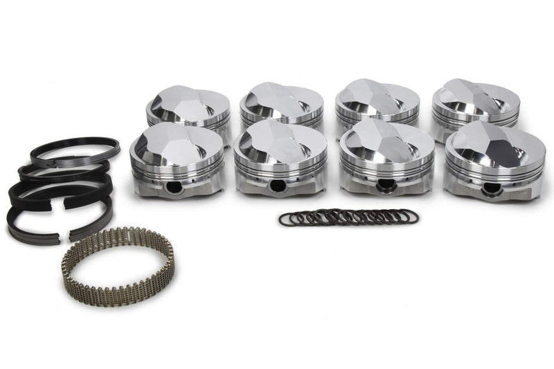 Forged BBC Piston & Ring Set 4.350 Bore Domed
