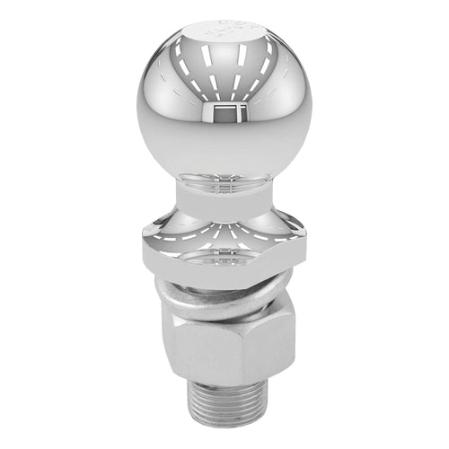 CURT 40004 Trailer Hitch Ball Chrome, 6,000 lbs, 2-Inch Diameter, 1 x 2-1/8-Inch Shank