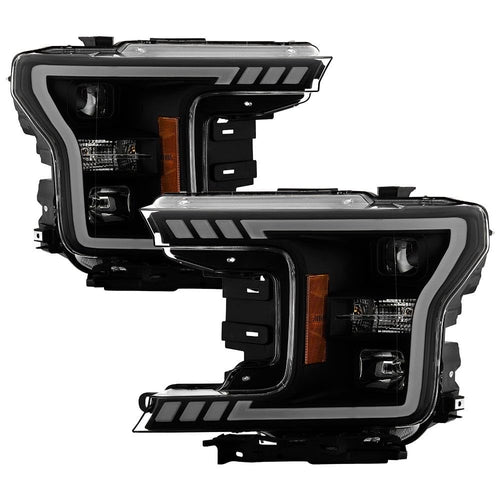 Ford F150 2018-2020 Spyder (Akkon) Halogen Models Only DRL LED Li