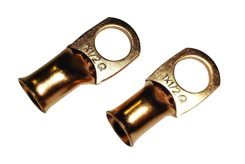 Battery Cable Terminal Kit Moroso 74178, 1/2" Opening for 1 GA Wire, Crimp or Solder