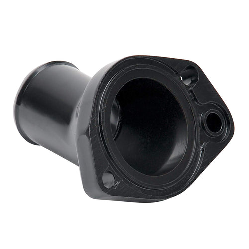 Edelbrock Steel Water Neck Blk Sbf Windsor, Black (48143)