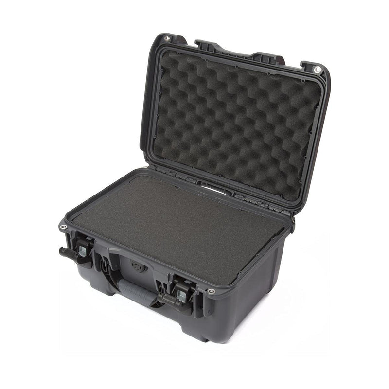 Medium Nanuk 918 Waterproof Hard Case with Foam Insert 16.9" x 12.9" x 9.3" - Graphite (918-1007)