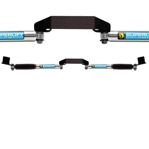 SUPERLIFT SUSPENSION RealTruck Dual Stabilizer Kit for RAM 2500/3500 | Bilstein 5100 Series Cylinders | 92700 | Fits 2003-2008 Dodge RAM 2500/3500 4WD with 3" of Lift or Higher