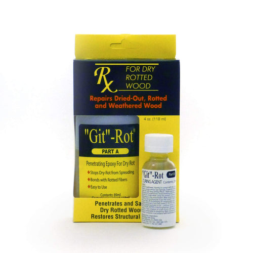 Git-Rot Boat Life Penetrating Epoxy Kit, 4-Ounce