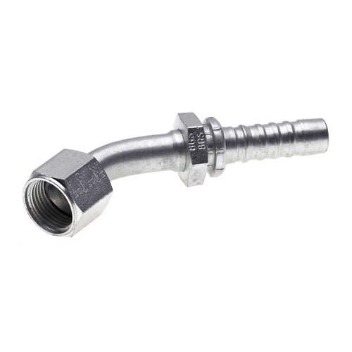 Gates G20175-2020 JIC 37 Flare Swivel Female - 45 Bent Tube GlobalSpiral Coupling