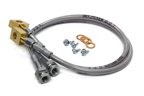 0"- 3" Skyjacker Stainless Steel Brake Line - Pair