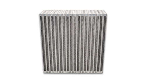 Vibrant Performance 12850 Power Intercooler, Air-to-Air, Core Only, Vertical Flow, 12.00 in. Wide x 12.00 in. High x 3.50 in. Thick, Bar and Plate Construction, Universal Fit, Aluminum, Each