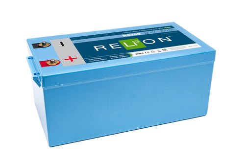 12V RELiON RB300 | 300Ah LiFePO4 Lithium-ion Battery | Group 8D | 3500~5000 Cycles | Waterproof (IP67 Rating) | 10 Year Warranty | Perfect for Marine, Sailing, RV, Off Grid etc.