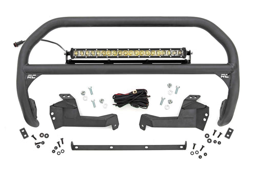 Rough Country LED Nudge Bar w/Chrome Series for 21-24 Ford Bronco Sport - 51043
