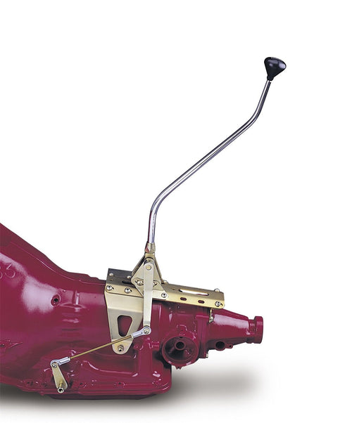 Lokar 23" Cable Operated Shifter with Double Bend Nostalgia Lever and Polished Mushroom Knob COS6700ANMP