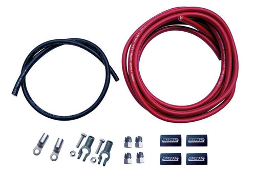 Battery Cable Kit Moroso 74020, Includes Cables and Terminals