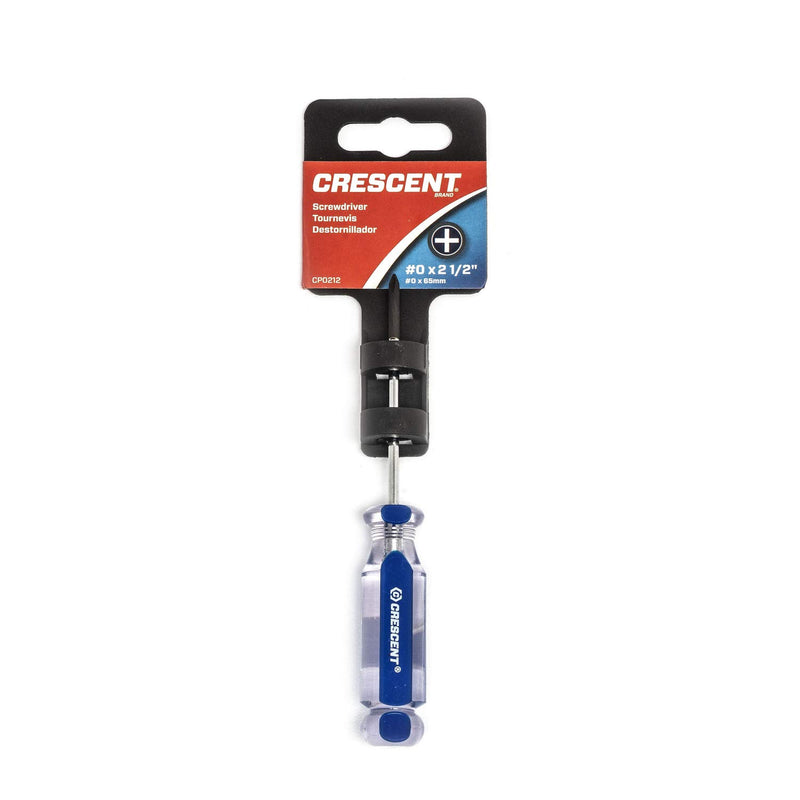 Crescent 2-1/2" #0 Phillips® Acetate Screwdriver - CP0212