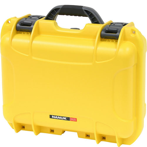 Waterproof Nanuk 915 Hard Case with Foam Insert - Yellow