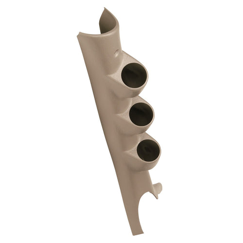 Auto Meter Gauge Works Triple Pillar, Tan 17213