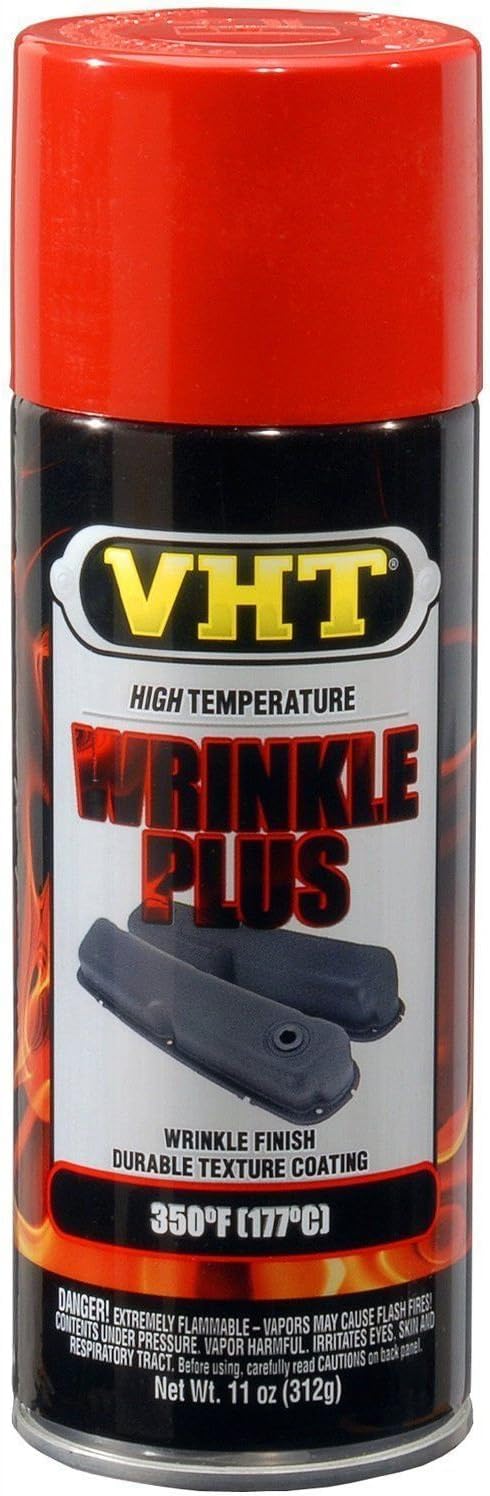 VHT High Temp Wrinkle Plus Coatings Paint SP204 RED 11 oz Spray