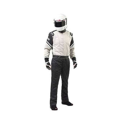 Legend 2 SIMPSON SAFETY Suit Large Gray/Black