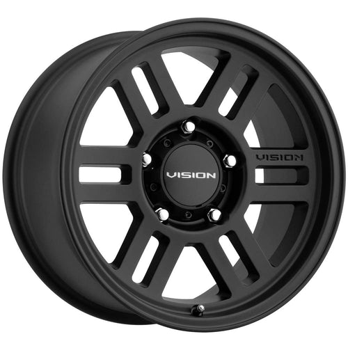 355 Vision Manx 2 Overland 17x9 5x5" +20mm Satin Black Wheel Rim 17" Inch