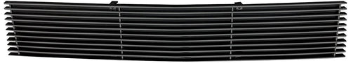 Horizontal T-Rex 25027B Aluminum Black Finish Billet Bumper Grille Overlay for Chevrolet Camaro RS